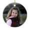 Customisable photo Christmas ornament gift