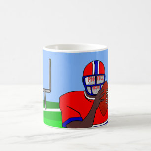 Customisable photo face football grid iron AA Coffee Mug