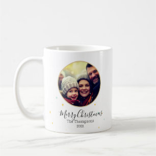 Customisable photo frame  festive ornament accent coffee mug