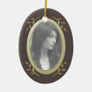 Customisable Photo Memorial / Remembrance Ceramic Tree Decoration