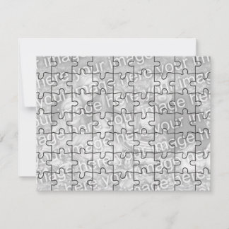 Customisable Photo "Mock" Puzzle Card-63 pieces