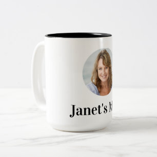 Customisable Photo Mug With Editable Text