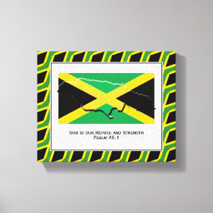 Customisable Photo   Patriotic   JAMAICA Canvas Print