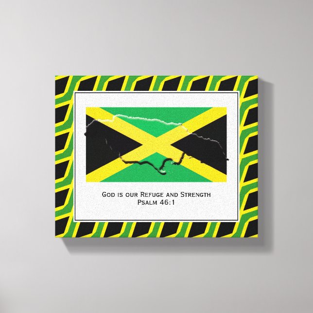 Customisable Photo | Patriotic | JAMAICA Canvas Print (Front)