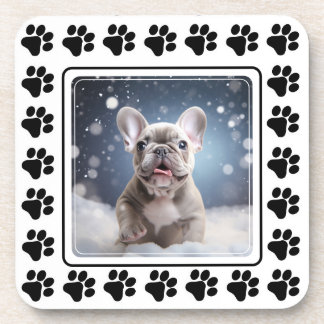 Customisable photo Paw-trait Perfection Coaster