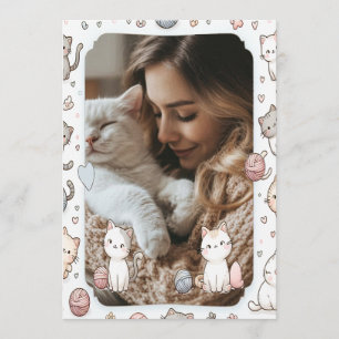 Customisable Photo Postcard with Adorable Frame