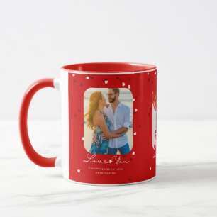 Customisable Photo Red Valentine's day  Mug