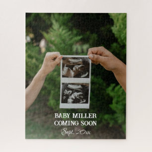 Customisable Photo Template Baby's Ultrasound Gift Jigsaw Puzzle