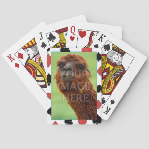 Customisable Photo Template Playing Cards
