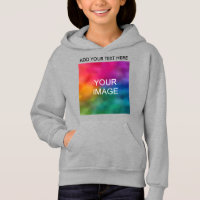 Customisable Photo Text Template Kids Girls