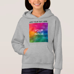 Customisable Photo Text Template Kids Girls