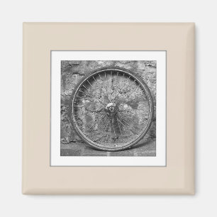 Customisable Photo Upload Beige Magnet