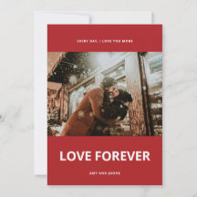 Customisable Photo with Forever Love Card