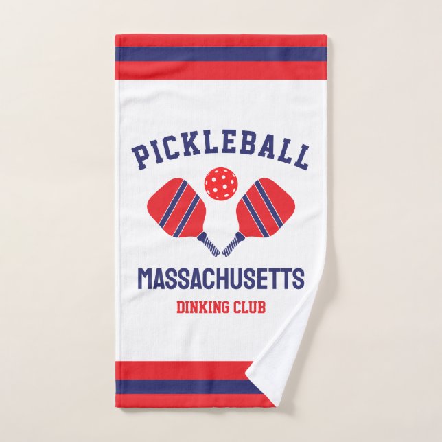 Customisable pickleball hand towel (Hand Towel)