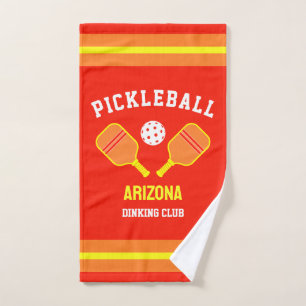 Customisable pickleball hand towel