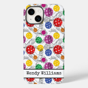 Customisable Pickleball with 🦜parrots, iPhone 14 Case-Mate iPhone 14 Case