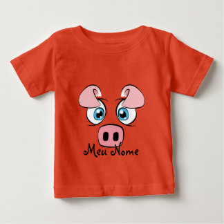 Customisable Pig Baby T-Shirt