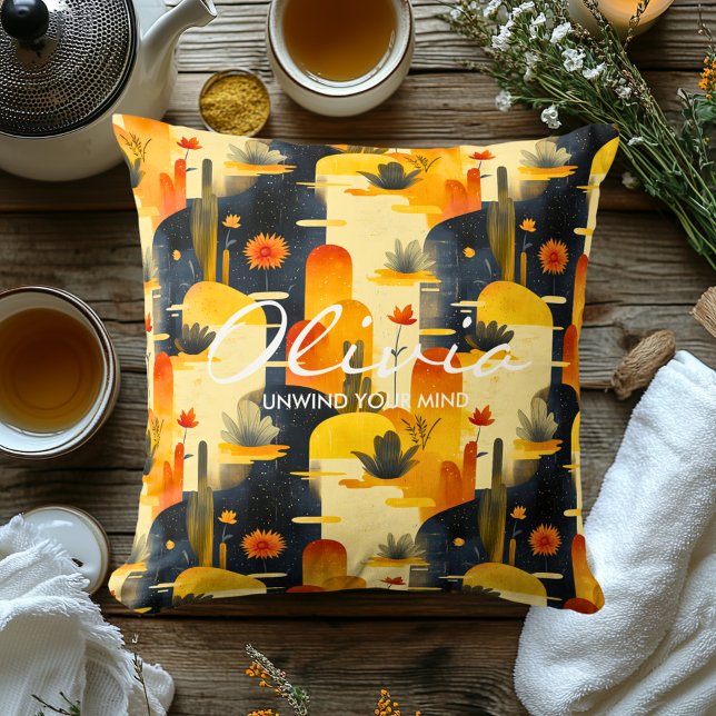 Customisable Pillow with Inspirational Wellness (Creator Uploaded)