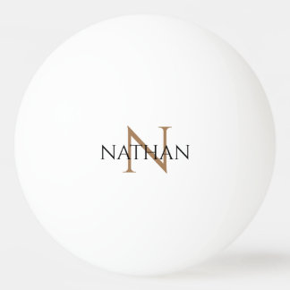 Customisable Ping Pong Ball – Name & Initial