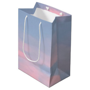 Customisable Pink Clouds Medium Gift Bag