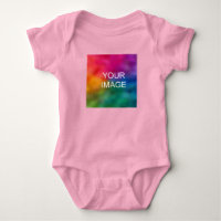 Customisable Pink Colour Template Add Image Photo