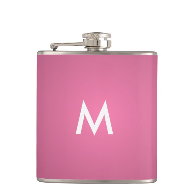 Customisable Pink Flask (Front)