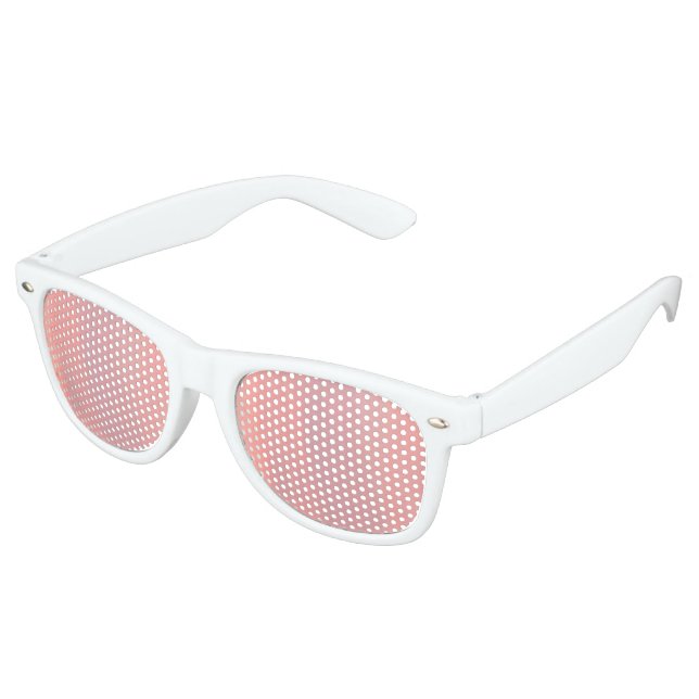Customisable Pink & Purple Sky Retro Sunglasses (Angled)