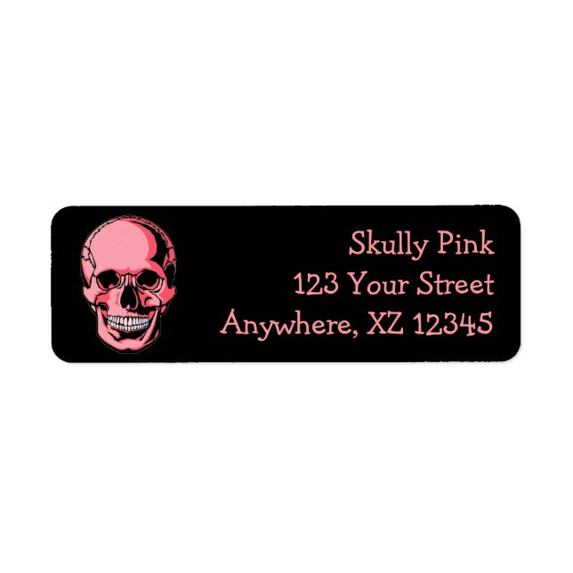 Customisable Pink Skull (Front)