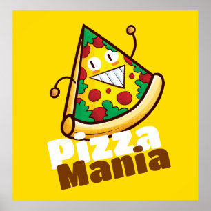Customisable Pizza Mania Poster