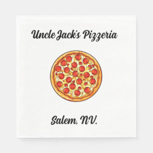Customisable Pizzeria Napkin