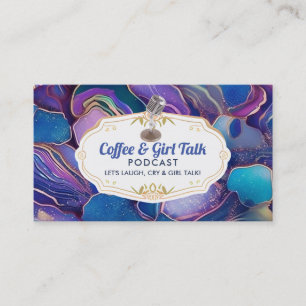 Customisable Podcast business cards