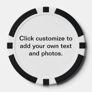 customisable poker chips