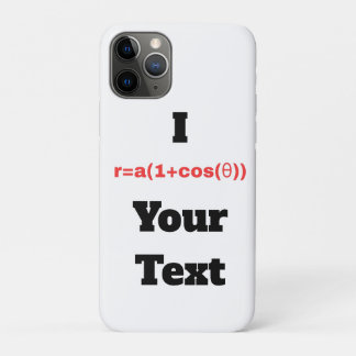 Customisable Polar Equation (I Heart) iPhone 11 Pro Case