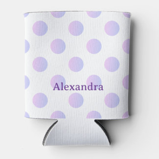 Customisable Polka Dot Can Cooler