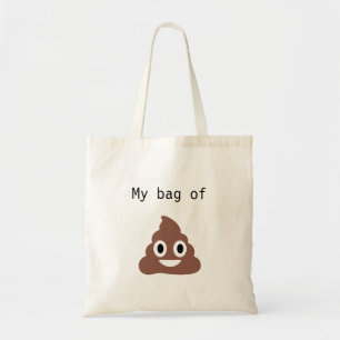 Customisable Poo Emoji Tote Bag