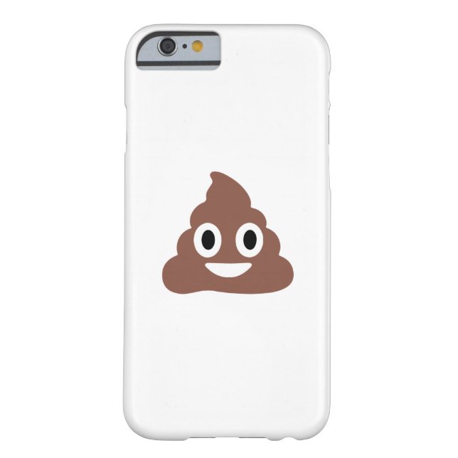 Customisable Poo Emoticon Case-Mate iPhone Case (Back)