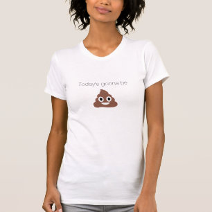 Customisable Poo Emoticon T-Shirt