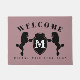Customisable Poodle Door Mat (Continental cut)