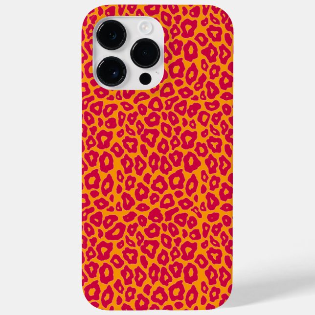 Customisable Pop Leopard Case-Mate iPhone Case (Back)