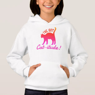 Customisable Popular Colourful I've Got Cat-itude 