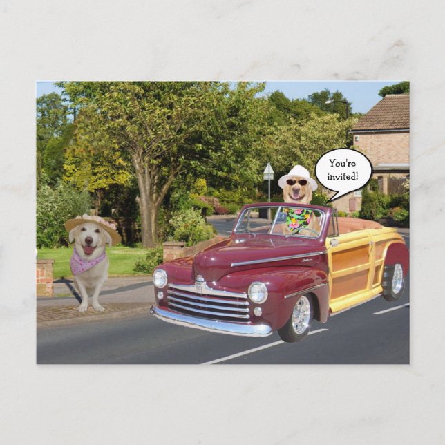 Customisable Postcard Invitation (Front)