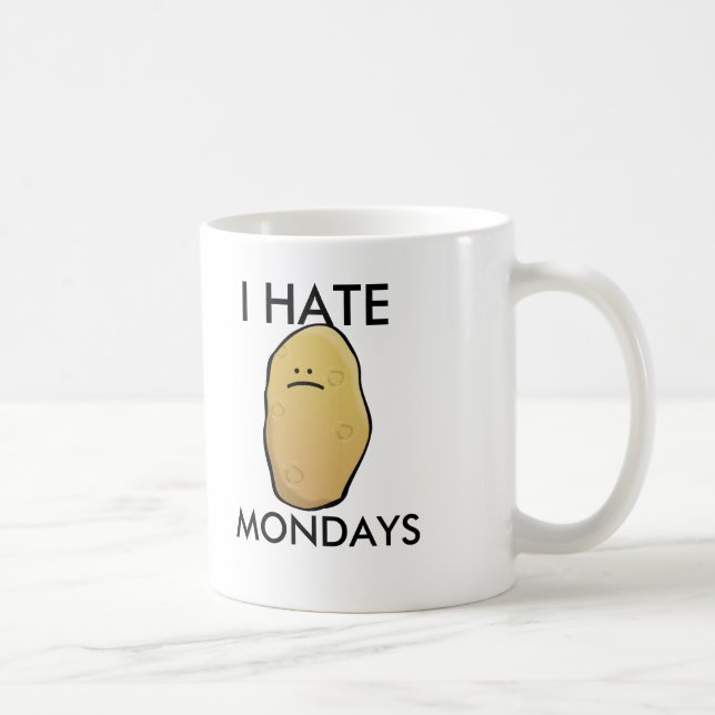 Customisable Potato Emoticon Coffee Mug (Right)