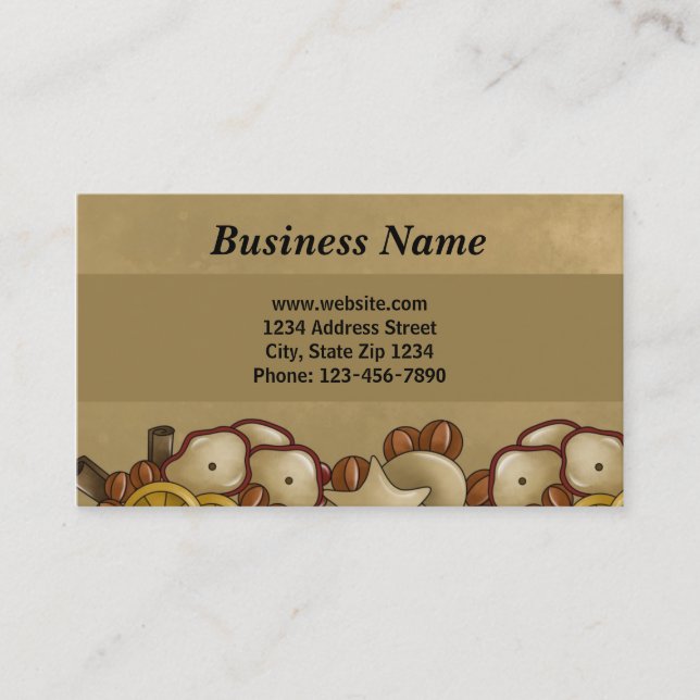 Customisable Potpourri Business Card (Front)