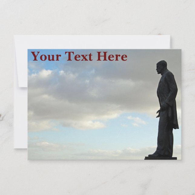 Customisable Prague: Tomas Garrigue Masaryk card (Front)