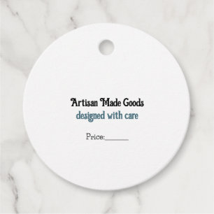 Customisable Price Tags for Your Artisan Goods