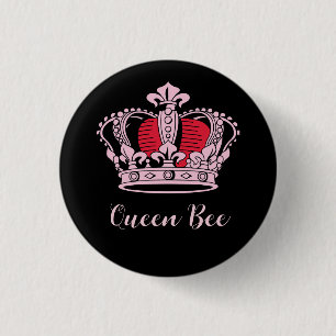Customisable Princess Queen Crown 3 Cm Round Badge