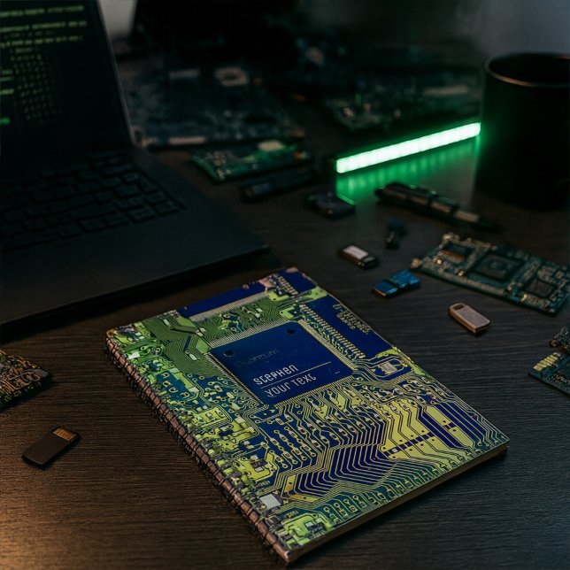 Customisable Printed Circuit - Geek electronic PCB Notebook (Creator Uploaded)