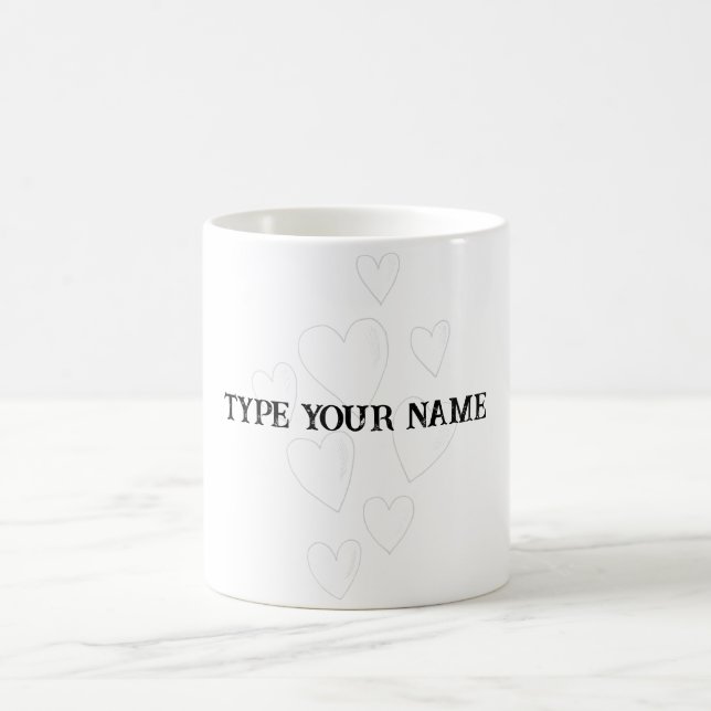Customisable Product Add Your Own Text or Design Coffee Mug (Center)