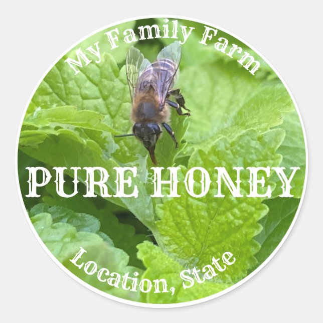 Customisable Product Label (Front)