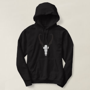 Customisable Pronghorn Skull Hoodie
